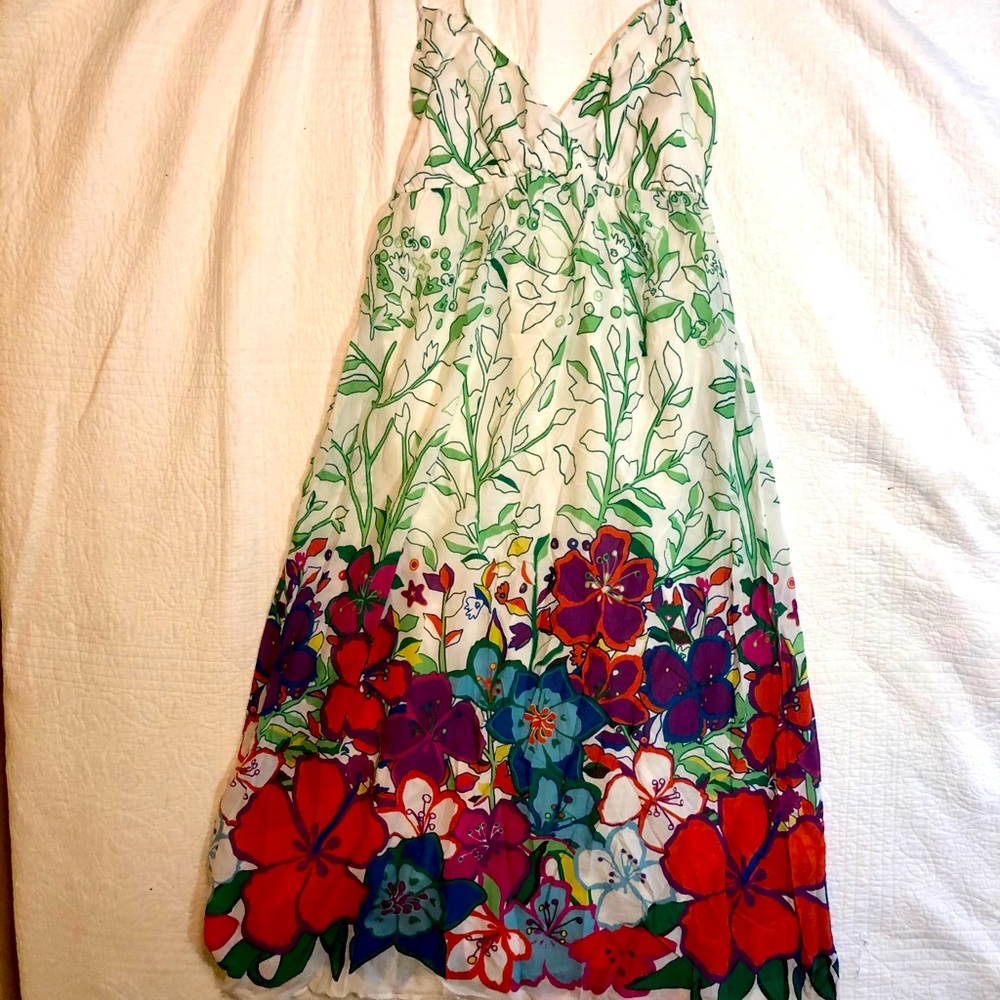 Old navy floral empire waist maxi dress